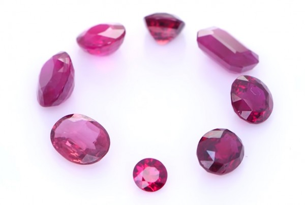 Collection of Red Sapphires
