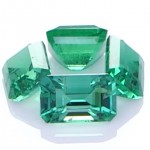 Four Green Emeralds