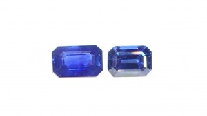 Two Blue Sapphires