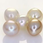 Five Real Salt Water Pearls