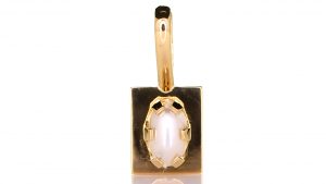Golden Pendant With Real Salt Water Pearl